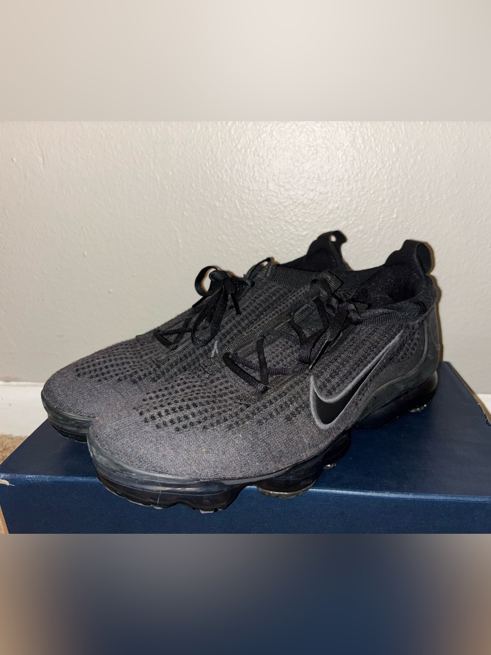 Nike Men’s Black Flyknit VaporMax Sneakers